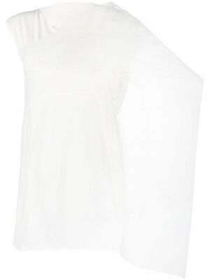 Bluzka drapowana Rick Owens biała