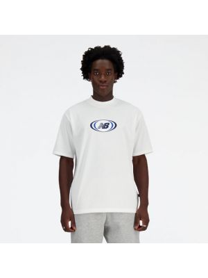 T-shirt New Balance blanc