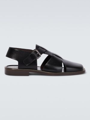 Kožne sandale Lemaire crna