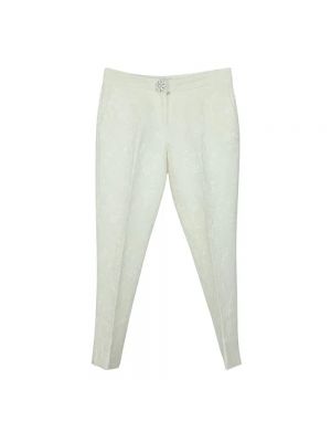 Spodnie bawełniane Dolce & Gabbana Pre-owned białe