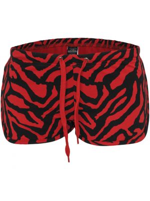 Nohavičky so vzorom zebry Uc Ladies červená