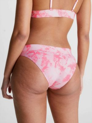 Bikini cu imagine Calvin Klein Underwear roz