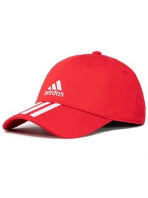 Kepurė su snapeliu Adidas raudona