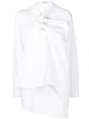 Асиметрична риза Kimhekim бяло
