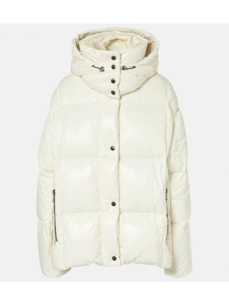 Quiltad jacka Moncler vit