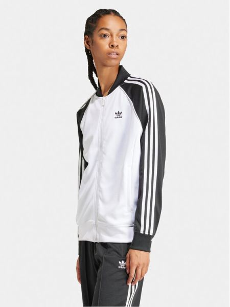 Relaxed анцуг Adidas бяло