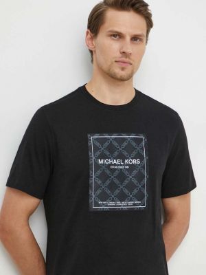 Pamučna majica Michael Kors crna