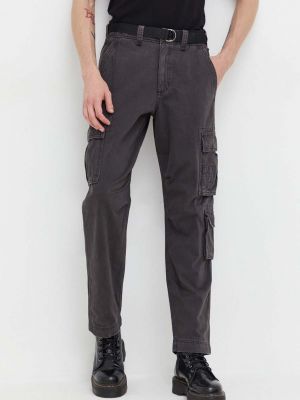 Pantaloni cargo Abercrombie & Fitch gri