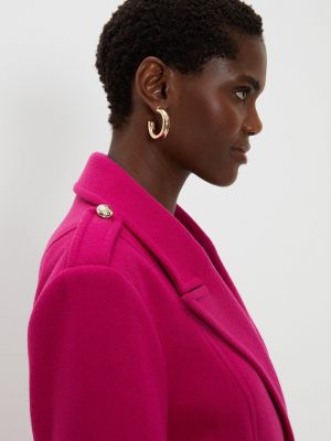 Двубортное пальто Wallis розовое