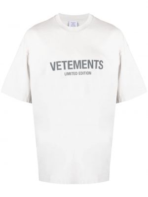 Koszulka z nadrukiem Vetements
