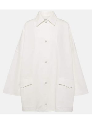 Veste en coton oversize Toteme blanc