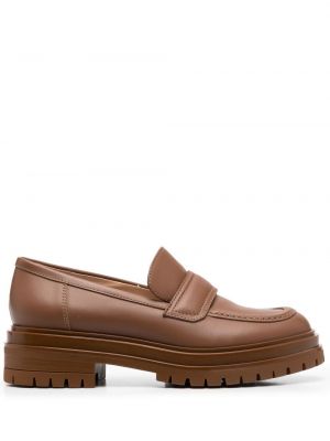 Oversized loafers Gianvito Rossi brun