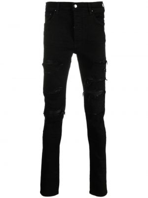 Bavlněné skinny džíny Amiri černé