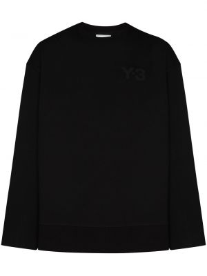 Trykt sweatshirt Y-3 svart