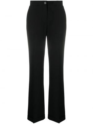 Pantalones rectos de cintura alta See By Chloé negro