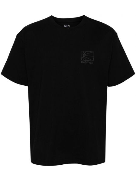 Kokvilnas t-krekls Rassvet melns