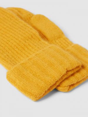 Трикотажные перчатки Ichi желтые