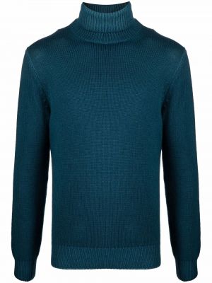 Пуловер Dell'oglio синьо