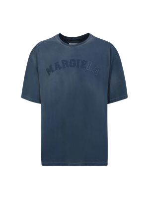 T-shirt aus baumwoll Maison Margiela blau