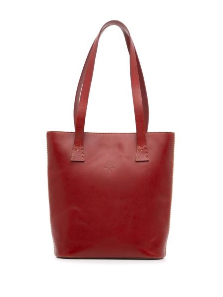 Δερμάτινη τσάντα shopper Mulberry Pre-owned κόκκινο