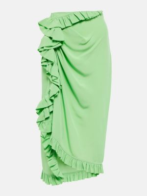 Midi sukně Dries Van Noten zelené