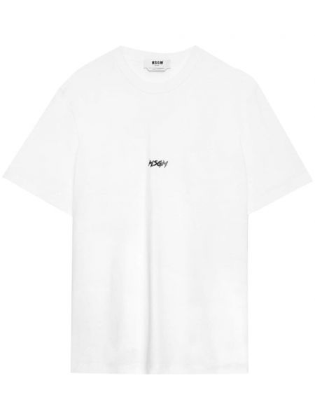 T-shirt Msgm hvid