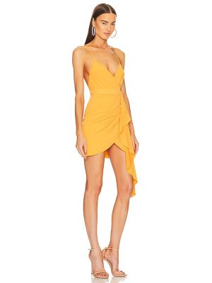 Mini vestido Michael Costello amarillo