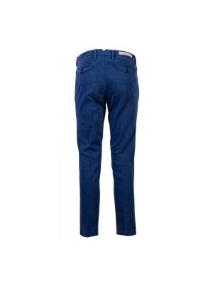 Pantalones chinos slim fit con bolsillos Briglia azul
