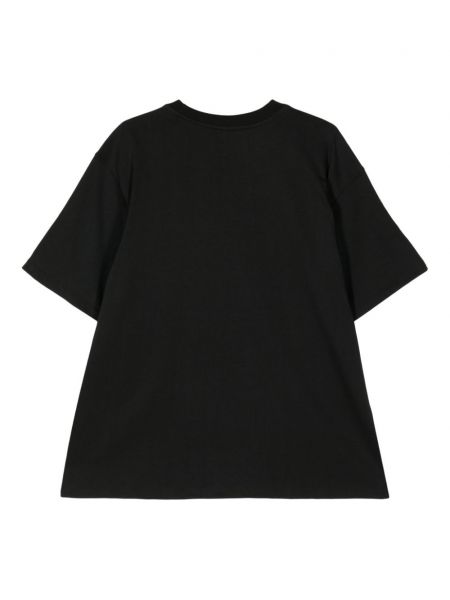 Kokvilnas t-krekls Jiyongkim melns
