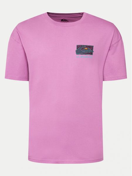 Priliehavé tričko Quiksilver fialová
