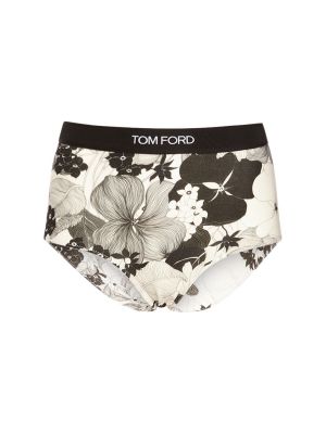 Květinové kalhotky s vysokým pasem Tom Ford