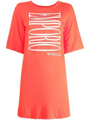 Kort klänning Emporio Armani orange