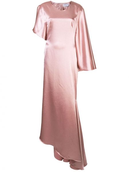 Платье с драпировкой Osman, розовое