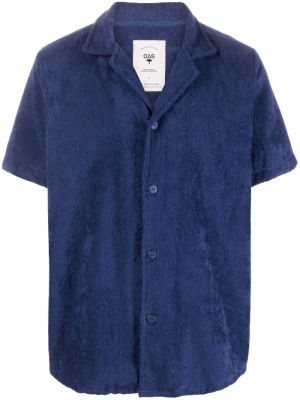 Koszula bawełniana Oas Company niebieska