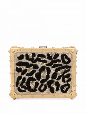 Leopardí kabelka Dolce & Gabbana zlatá