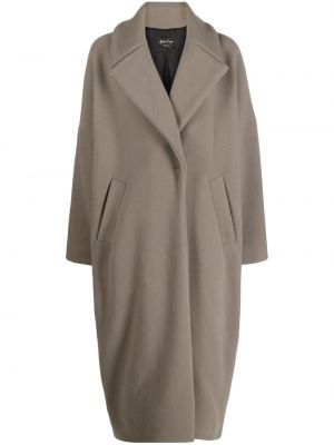 Oversized vlněný kabát Andrea Ya'aqov šedý