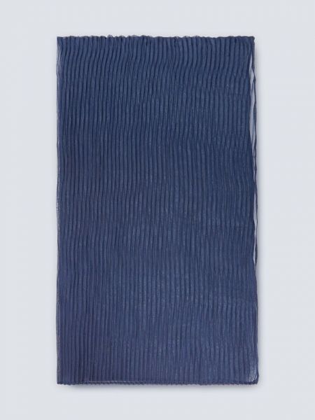 Плиссированный шарф Fiorella Rubino синий