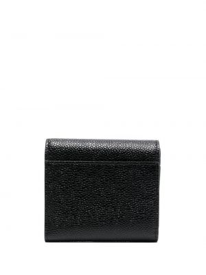 Kožená peněženka Thom Browne černá