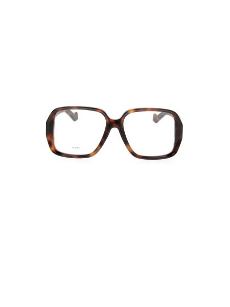 Okulary Loewe brązowe