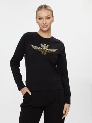 Sportinis džemperis Aeronautica Militare juoda