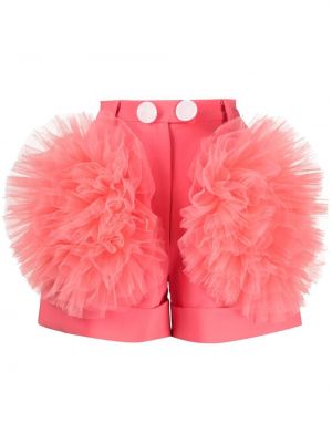 Tüll shorts mit rüschen Loulou pink