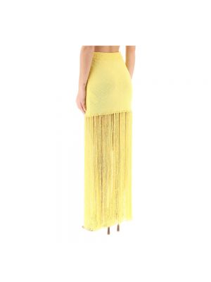 Długa spódnica Casablanca żółta