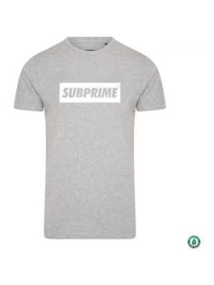 Szara koszula z krótkim rękawem Subprime