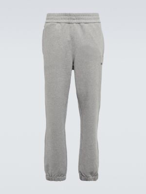 Bavlněné sportovní kalhoty Zegna šedé