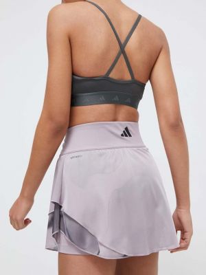 Mini sukně Adidas Performance fialové