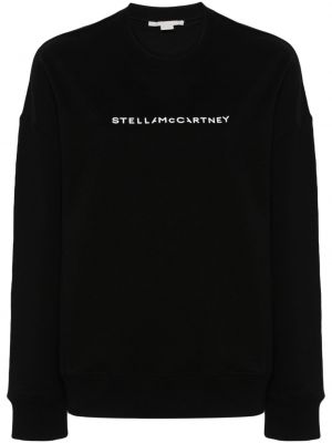 Bluza bawełniana z nadrukiem Stella Mccartney czarna