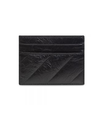 Pikowany portfel Balenciaga czarny