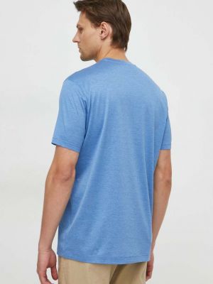 Bavlněné tričko Paul&shark modré
