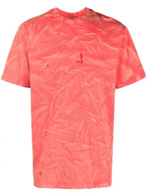 T-shirt con stampa tie-dye 424 arancione