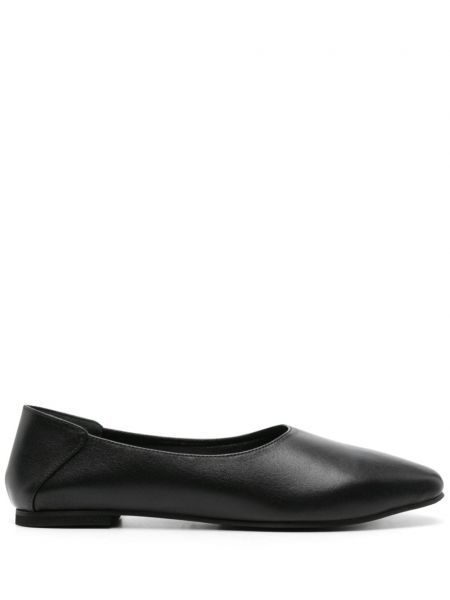 Кожени ниски обувки Manu Atelier черно